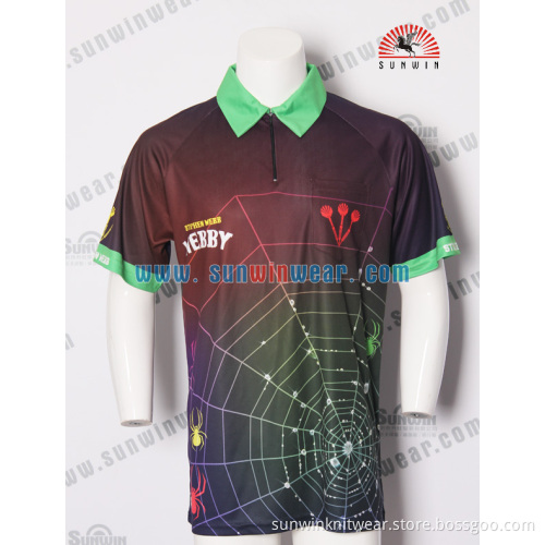 stylish custom dart jersey with quality for youth darts shirt